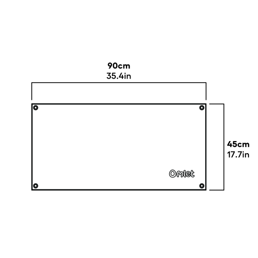 Packed clear cover for Eglu Cube & pro - wind dimensions (810.0120)