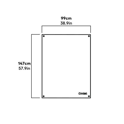 Clear cover for Eglu Go - extension dimensions (810.0118)