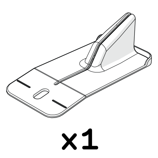 Droppings tray locking clip (064.1043)