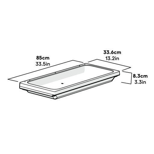 Cube mk2 nesting tray dimensions (064.1011)