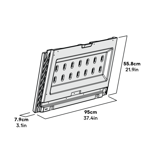 Cube mk2 side panel right - green dimensions (064.1002)