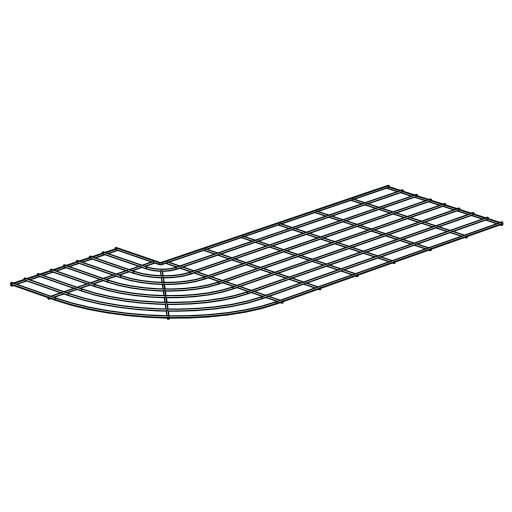Cube mk2 run panel skirt corner (064.1073)
