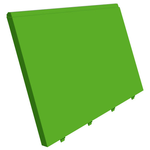 Eglu Go side outer panel left green