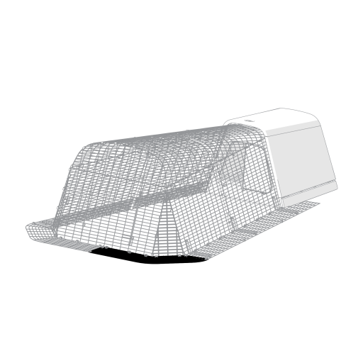 Eglu Go run panel corner skirt (005.1061)