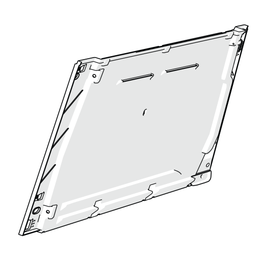 Eglu Go & Eglu Go up side inner panel right assembly (005.0070)