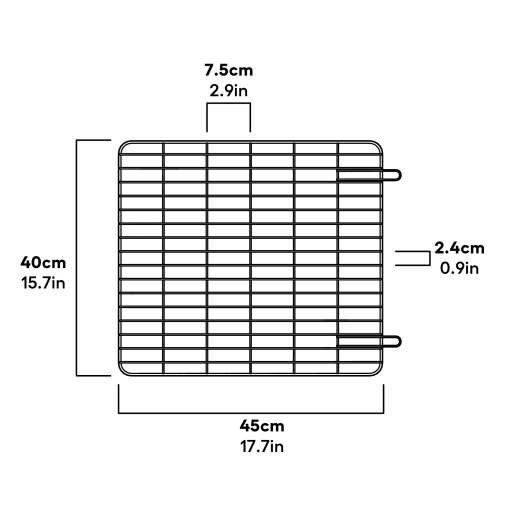Eglu Go up run panel door dimensions (017.1080)