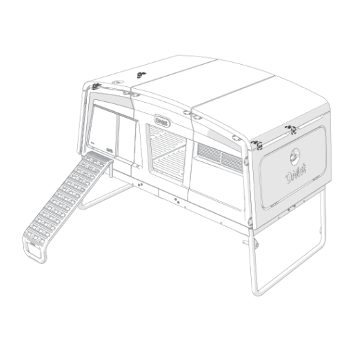 Eglu pro bracket side panel to roof (114.1095)