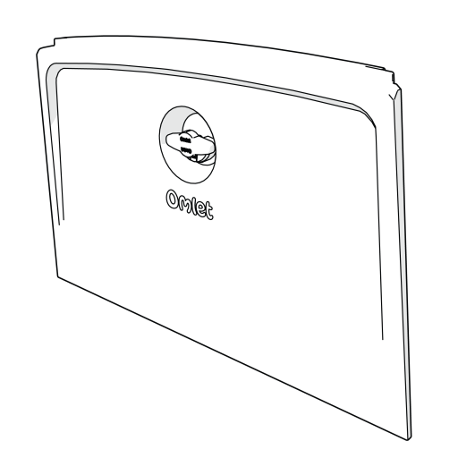Back panel middle assembly (114.0038)