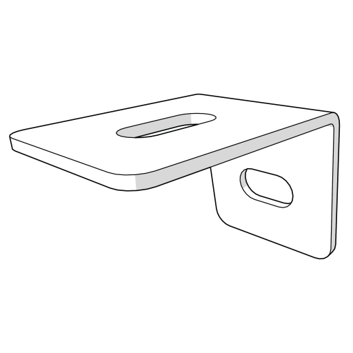 Bracket side panel to roof (114.1095)
