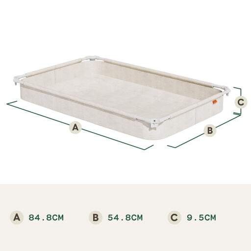 Hamster cage storage dimensions (cm)