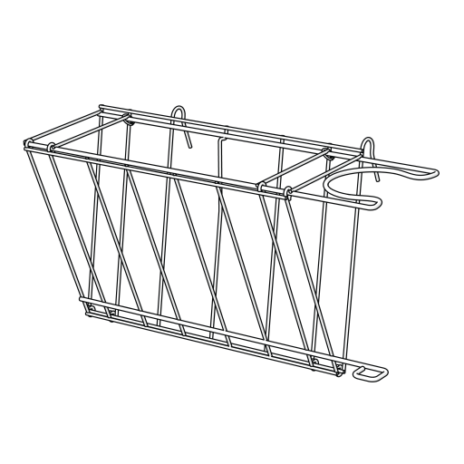 Hayrack water bottle holder for Eglu Go hutch