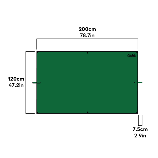 Heavy duty wind break kit for chicken fencing dimensions (810.0106)