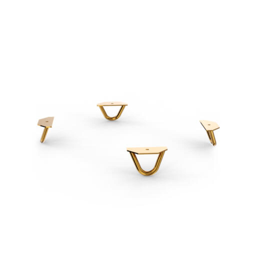 Gold cat bed on sale
