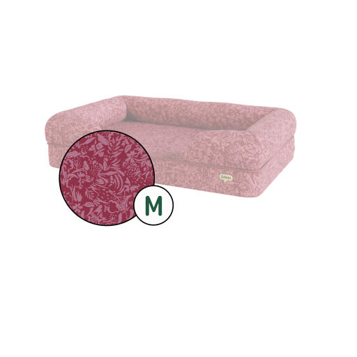 Bolster dog bed cover only - wild wanderings
