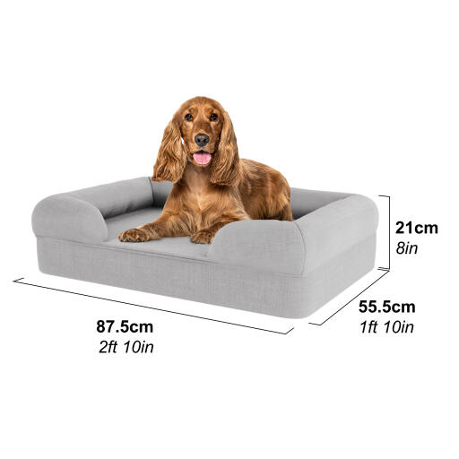 Omlet bolster bed medium size dimensions