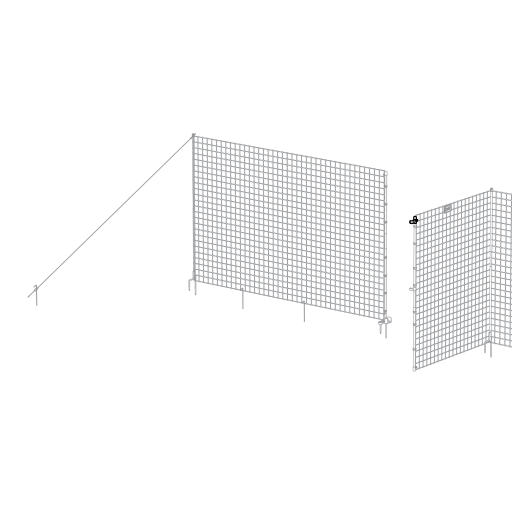 Omlet chicken fencing - gate top clip (078.0017)