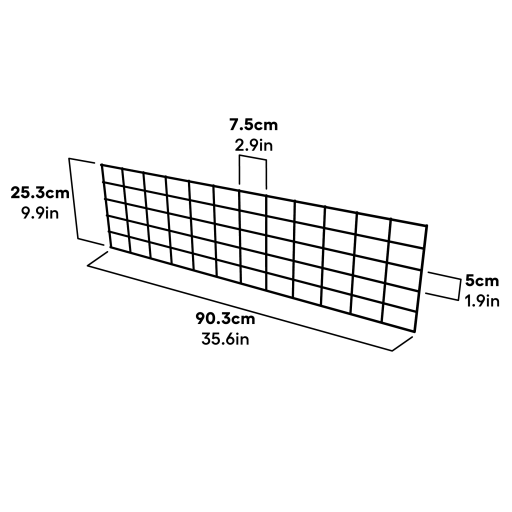 Outdoor pet run panel gable centre dimensions (041.1004)