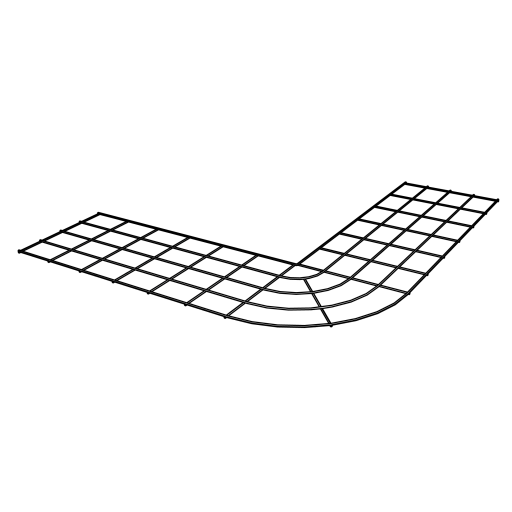 Outdoor pet run panel skirt corner 041.1003