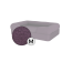 Omlet memory foam bolster dog bed medium in plum purple