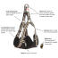 Long paws padded comfort dog harness black features Long paws padded comfort dog harness black features