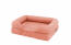 Peach pink bolster bed for cats