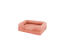 A small 24 memory foam bolster bed in pink