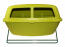 Green Eglu Go chicken feeder drinker stand