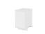 Fido Studio 24 white dog crate wardrobe shut