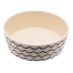 A pretty pet bowl with a blue wave design. A pretty pet bowl with a blue wave design.