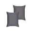Two grey activated charcoal filter bags