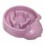 Bamboo bowl dog feeder in purple Bamboo bowl dog feeder in purple