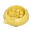 Bamboo bowl dog feeder in yellow Bamboo bowl dog feeder in yellow