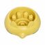 Bamboo bowl dog feeder in yellow Bamboo bowl dog feeder in yellow