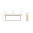 Beehaus super frame dimensions.