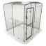 Clear cover with gutter edge for walk in run roof 3m 810.0148 Clear cover with gutter edge for walk in run roof 3m 810.0148