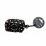 Long paws funk the dog poo bag pouch | leopard green & Gold