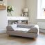Topology dog bed with bolster topper