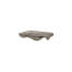 Small beige sheepskin Topology topper for memory foam dog bed