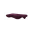 Medium purple sheepskin Topology topper for memory foam dog bed