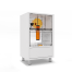 White Qute hamster cage with storage White Qute hamster cage with storage