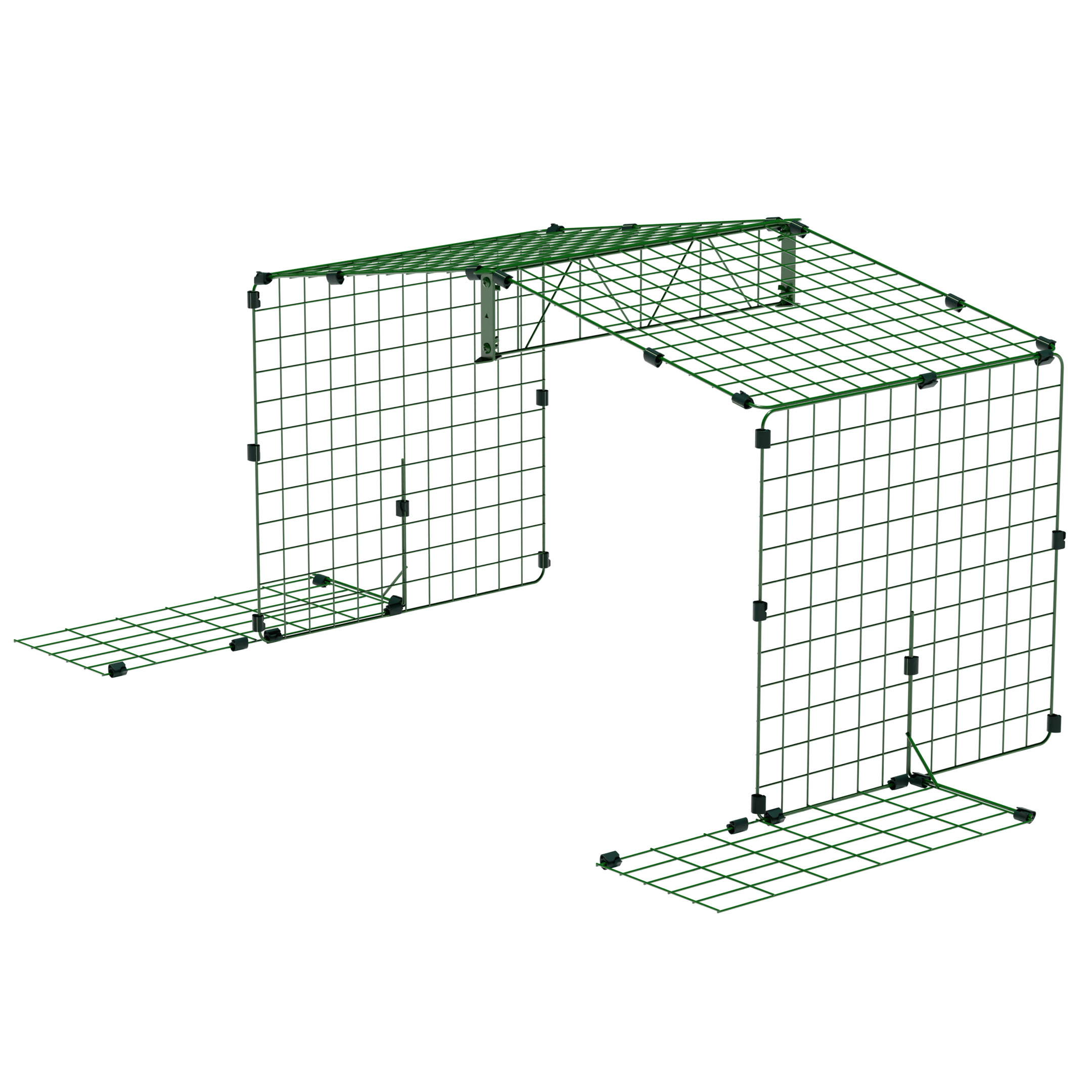Extension for Zippi Rabbit Run with Roof and Skirt - Single Height | Omlet