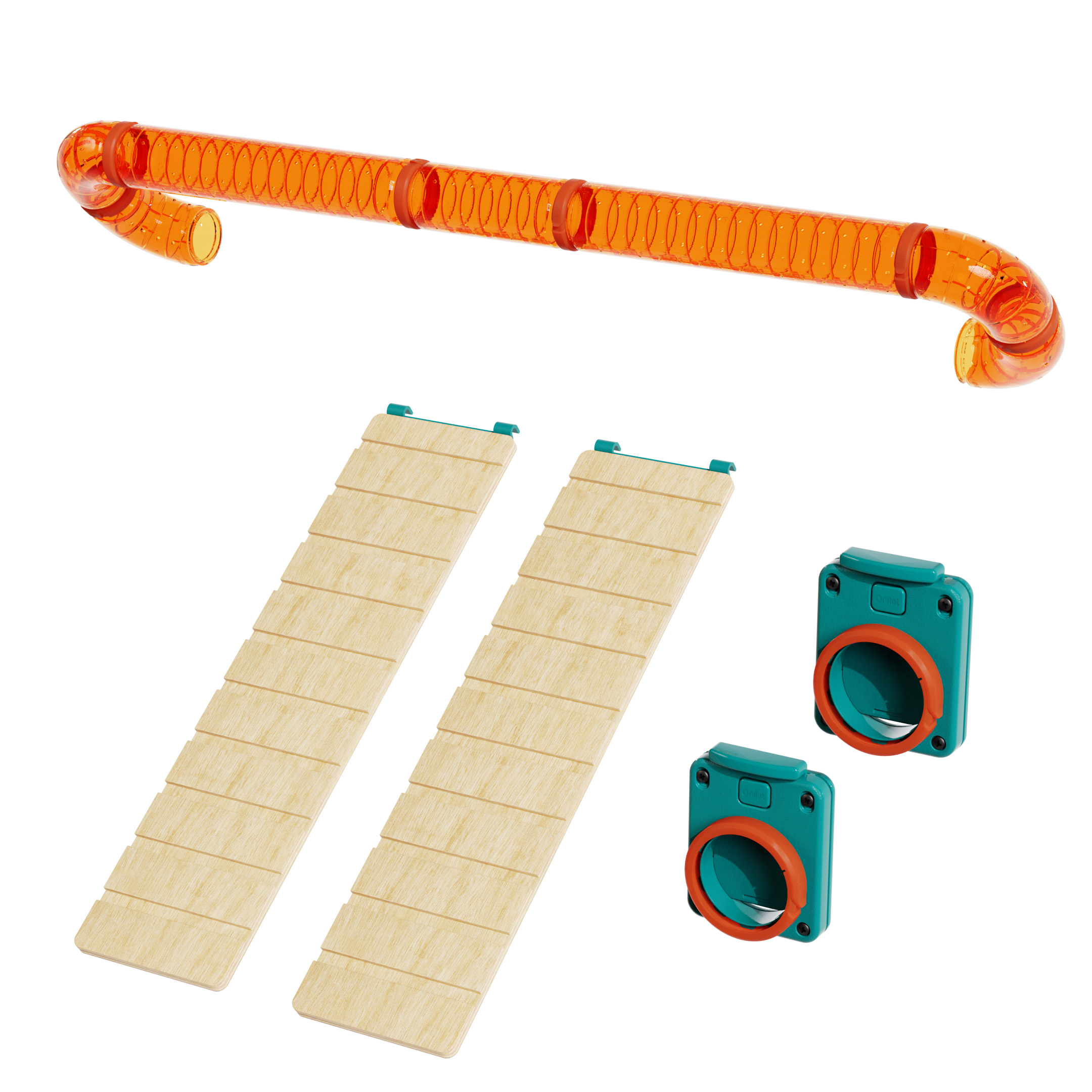 View of Starter Hamster Tunnel & Cage Connection Kit | Omlet