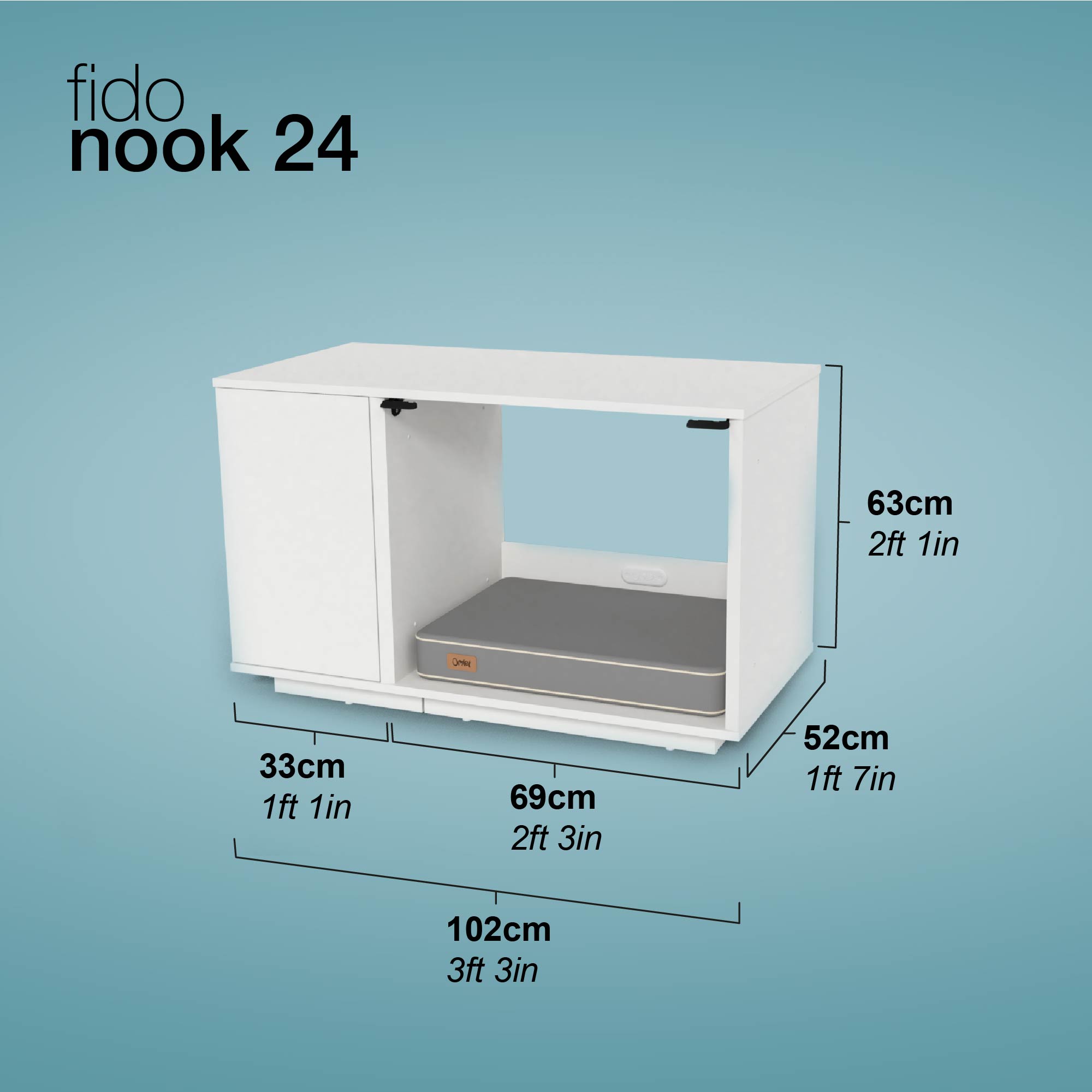 Fido Nook Dimensions