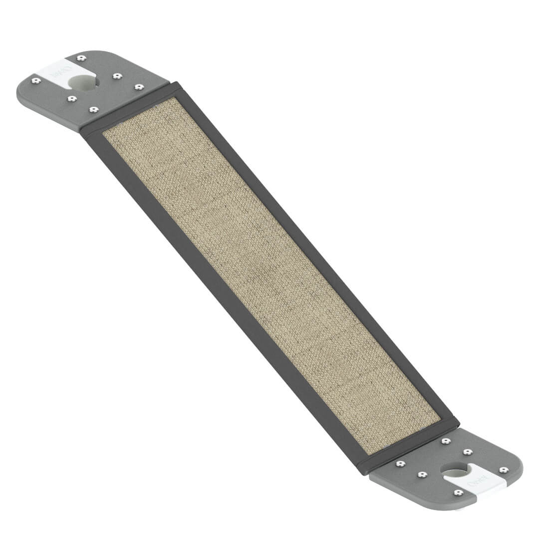 Cat Ramp Pole Freestyle - Plastic Pole to Pole Ramp with Outdoor Grey Sisal ...