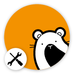 Omlet Hamster Logo