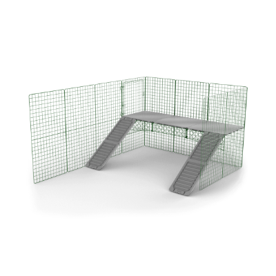 Zippi Rabbit Platforms - 3 panels - 2 ramps