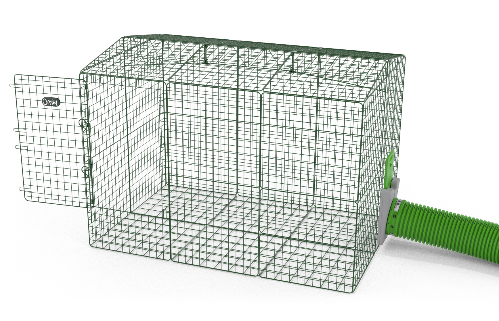 Zippi Rabbit Run with Roof and Underfloor Mesh Double Height