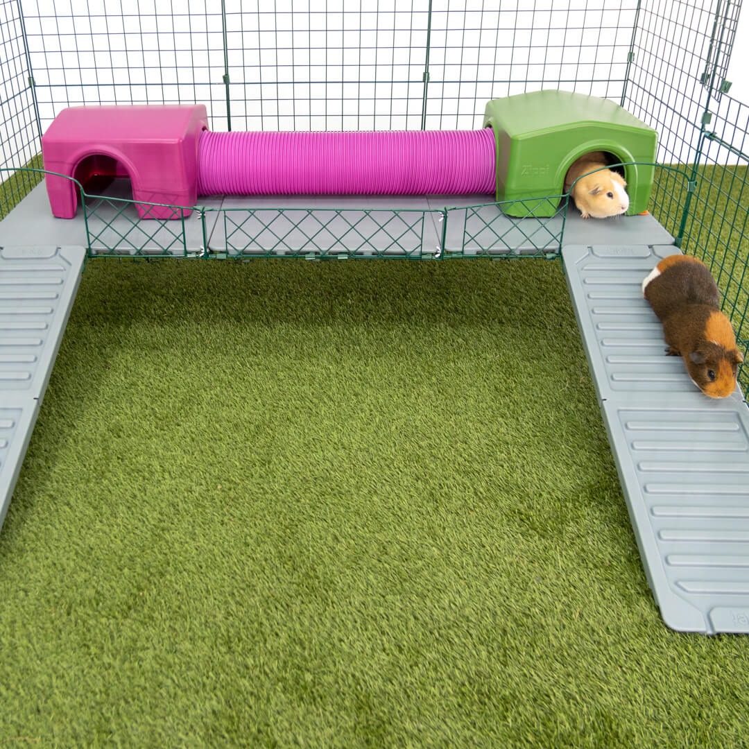 Rabbit Play Tunnel with Connector Rings Omlet
